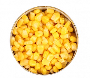 Кукуруза сладкая в зернах, консервированная