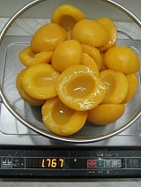 Персики (половинки) в сахарном сиропе (3,1 л) Китай